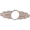 Ekena Millwork Wood Fretwork Pierced Medallion, 24"W x 12"H x 6 5/8"IW x 11 3/8"IH x 3/8"T, Wood (Paint Grade) CMWP24X12X0375EBMF - alternate 5